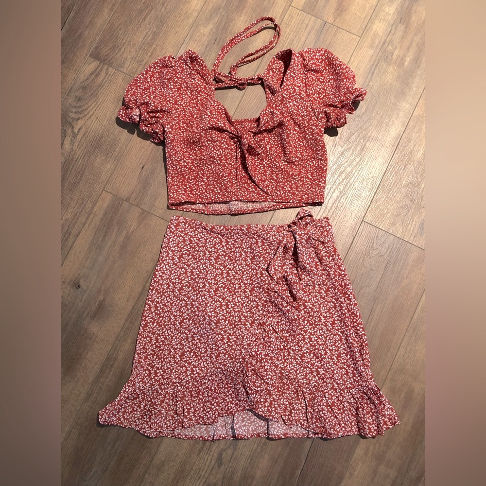Two-Piece Floral Set